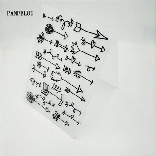HOT plastic arrow craft card making paper card album wedding decoration clip Embossing folders