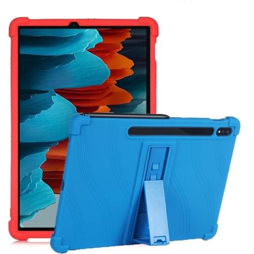 Soft Case for Samsung Galaxy Tab S7 2020 t870 t875 Silicon Tablet Cover Case for Samsung Galaxy Tab S7 Plus Stand Protect Shell