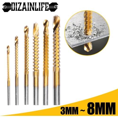 HSS Drill Bit Set Cobalt Drill Wood Spiral Screw High Speed Steel Metric Composite Tap Hand Tool Twist Metal Slotting Drill