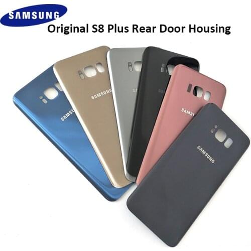 Official SAMSUNG Back Battery Cover For Galaxy S8 G950 SM-G950F G950FD S8 Plus S8+ G955 SM-G955F G955FD Rear Door Housing Case
