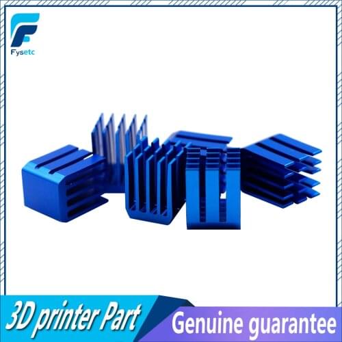 15pcs/lot Motor Driver Heat sinks Cooling Block Heatsink for TMC2100 V1.3 TMC2208 TMC2130 Drive Module 3D Printer Parts