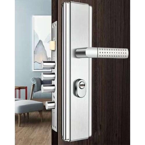 High quality big anti-thief anti-explosion Multi-function door handle Adjustable direction mortise gate handle