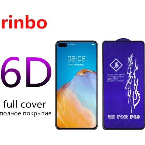 Rinbo 6D Tempered Protective Full Glass For Huawei P20 Lite Pro P30 P40 P10 Plus Screen Protector For Mate 10 Pro 20 lite Glass
