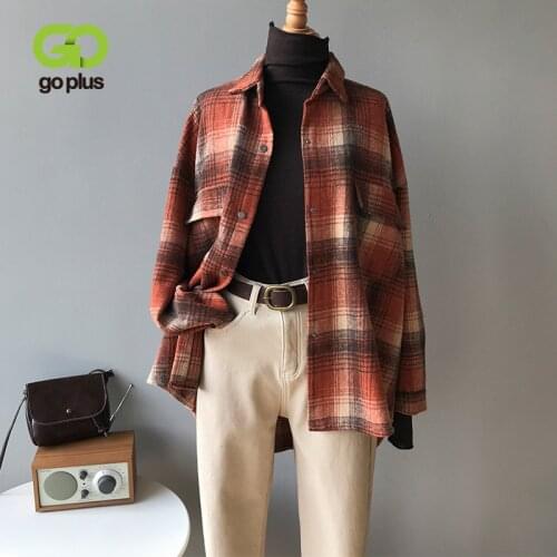 Womens Blouse shirt plaid turn-down collar womens tops and blouses clothing for women ropa mujer blusas mujer de moda 2021