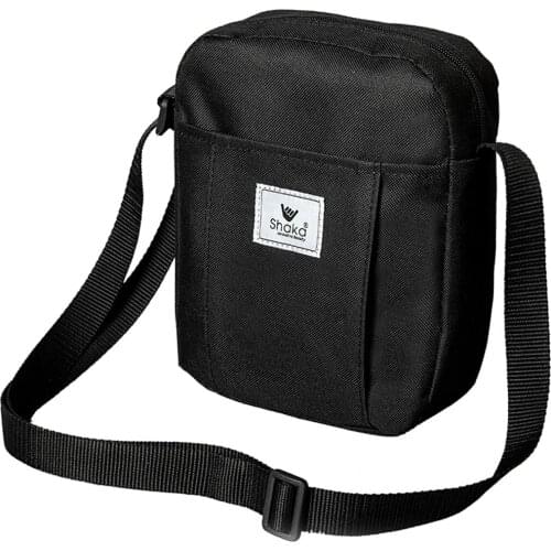 Woman Black 2 Compartment Shoulder Bag 22x18cm