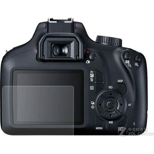 2xTempered Glass Screen Protector Guard for Canon EOS 3000D / 4000D Rebel T100 Camera LCD Screen Protective Film Cover