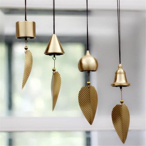 60% Dropshipping!!Copper Wind Chime Hanging Ornaments Japanese Home Balcony Decor Car Pendant Gift