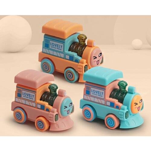 Car Toys for Baby Early Learning Educational Children Birthday Gift Children 's Inertia Car Press Can Run Small Train Toy