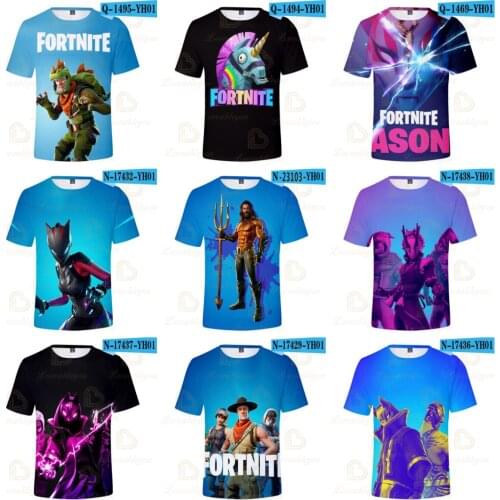 Fortnite Shoot Hero Victory Children Kids T-shirt Battle Royale 3d Tshirt Boys Girls Tops T-shirt Teen Clothes