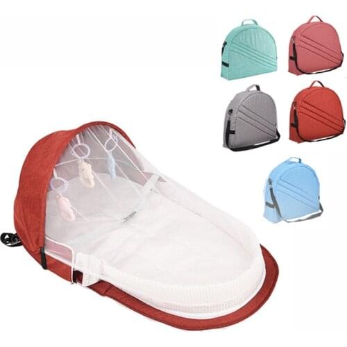 Baby Bed Travel Sun Protection Mosquito Net With Portable Bassinet Bebe Foldable Breathable Infant Sleeping Basket