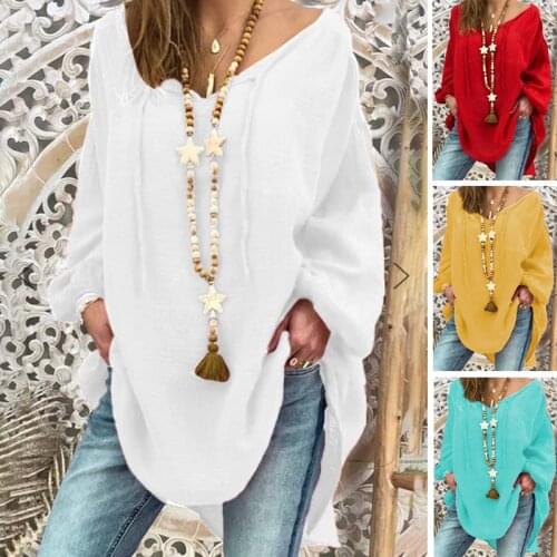 Long Cotton Blouse Women Summer Shirt Spring Long Sleeve White Blouse Casual Tops Ladies Shirt Streetwear Blusas Mujer 2020