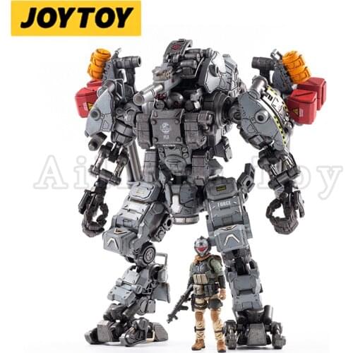 JOYTOY 1/25 Action Figure Mecha STEEL BONE H05 Gray Version Anime Collection Model Toy For Gift Free Shipping