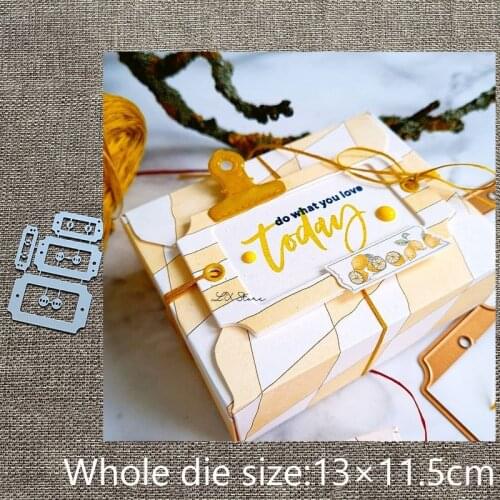 XLDesign Craft Metal Cutting Dies stencil mold label tags decoration scrapbook Album Paper Card Craft Embossing die cuts