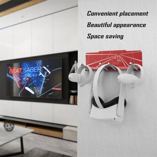 VR Wall Mount Storage Hook Headset Holder For Oculus Quest 2 Headset Stand Holder Bracket For Oculus Rift S/Quest 2/Elite New