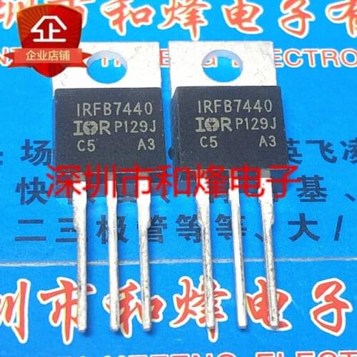 Original 5pcs/ IRFB7440 TO-220 40V 120A