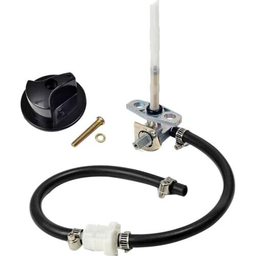 Fuel Gas Tank Petcock Valve Switch &Oil Fuel Filter & Lever for Honda TRX400EX TRX400X 1999-2014 16950-HN1-003