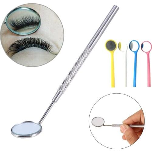 Dental Mouth Mirror Multifunction Checking Eyelash Extension Stainless Steel Teeth Whitening Clean Oral Eyelash Supplies Tools