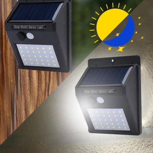 3/4pcs Solar Powered 30LED Light PIR Motion Sensor Wireless Solar Lamp Outdoor Campling Waterproof Wall Lamp Security Lights
