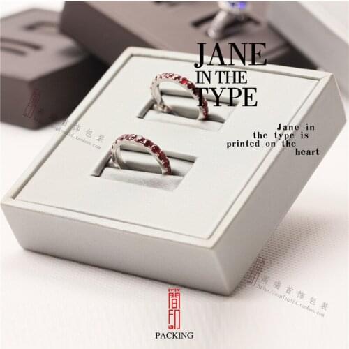 Brown And Silver Color Rings display Stand Or Wedding Ring Display Holder Seat Jewelry Organizer Holder