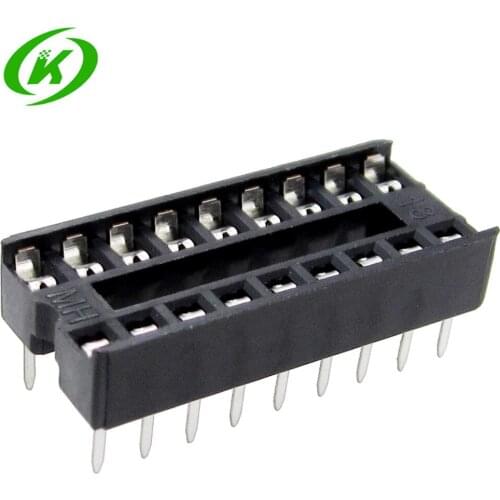 10pcs 18 Pin DIP SIP IC Sockets Adaptor Solder Type
