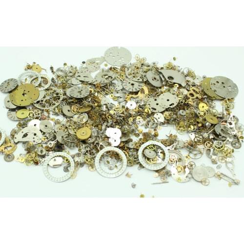 100g/lot Vintage Steampunk Wrist Watch Old Parts Gears Wheels Steam Punk & Goth Accessories DIY Handmade
