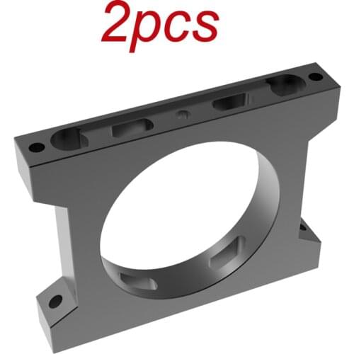 2PCS 30mm/40mm Carbon Fiber Drone Arm Tube Fixed Seat Center Pipe Clamp Fixture Clip Black for RC Agriculture UAV