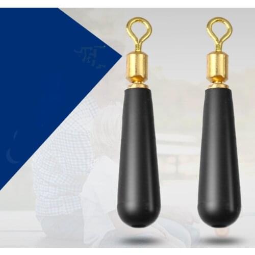 30Pcs Fishing Floats Rest Silicone Copper Head Rubber Bobber Fish Floats tools Rotation Drift Fixed Seat Fishing Accessories