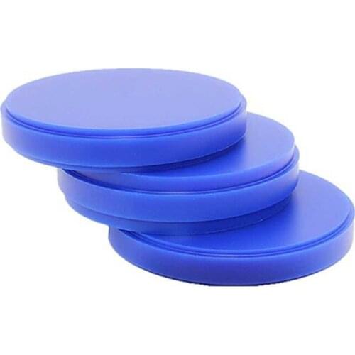 5pcs Dental Materials Blue Wax Blocks Carving Wax Blank Disc For Dental Lab Supplies