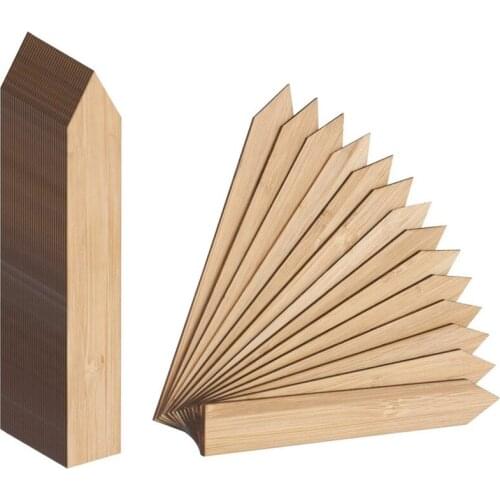 60 Packs of 6X0.8 Inch Plant Label Bamboo Garden Label Nursery Label for Flowers, Vegetables, Seedlings, Seeds