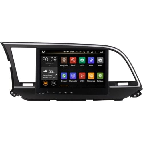 10.1''Android Left Hand Driving Car Multimedia Player Octa Core 4GB RAM IPS Screen With Bluetooth For Hyundai Elantra 2016-2020