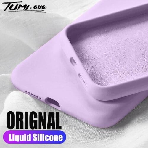 For Huawei P30 P40 P20 Lite Pro Y6P Y7P 2020 Y6 Y7 Y9 Prime 2019 Case Original Liquid Silicone Cover For Huawei P Smart Z Coque