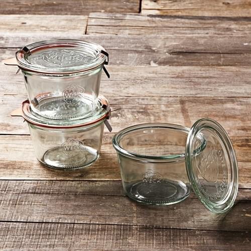 Weck Cylindrical Glass Jar 370 ml