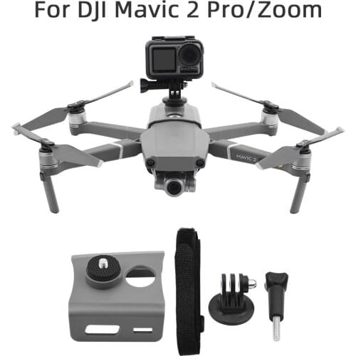 For Gopro Hero 8/7/6/5 Black Action Camera extended holder for DJI Mavic 2 PRO/ZOOM Expansion Camera Bracket Fixed Holder Mount