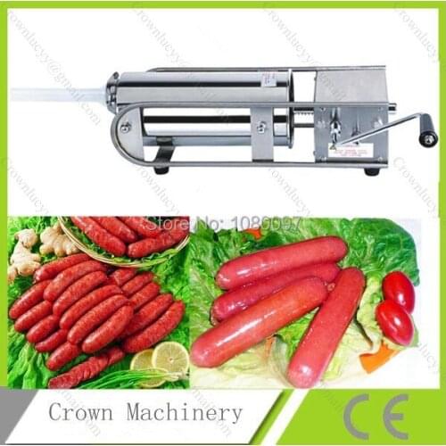 Horizontal Commercial stainless steel Manual Sausage stuffer 5L