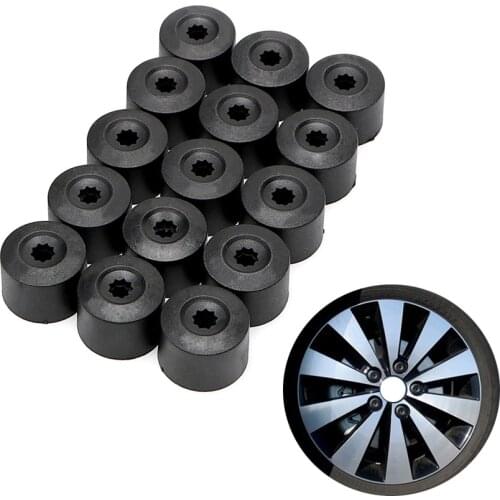 20Pcs Car Wheel Cover Hub Nut Bolt Covers Cap 17mm Auto Tyre Screws For Volkswagen Bora Sagitar Magotan Passat Hub Screw Cover