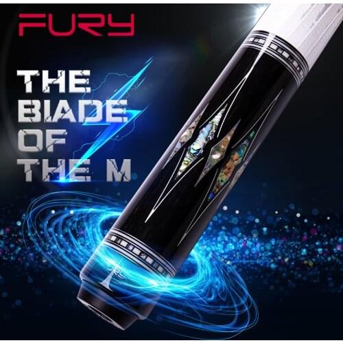 Fury New Billiard Pool Cue The Blade Of The M 12.75mm Kamui Tip Maple Handmade Shaft Inlaid Precious Shell High Quality Stick