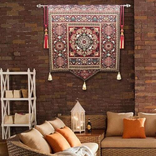 140*160 Cm Blanket Medieval Tapestry Wall Hanging Handcraft Home Decoration for Living Room Best Gift for New House