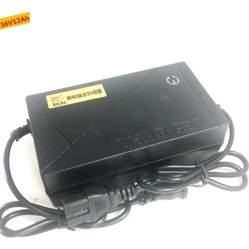 Portable 36V Electric Bike Charger Smart Power Supply Adapter DC 44V 1.8A For Lead Acid Battery Accumulators 12AH 14AH 18AH 20AH