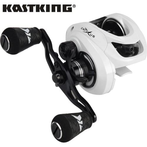 KastKing Crixus Super Light Baitcasting Fishing Reel Dual Brake System 6.5:1/7.2:1 Gear Ratio 8KG Drag Bait casting Fishing Coil