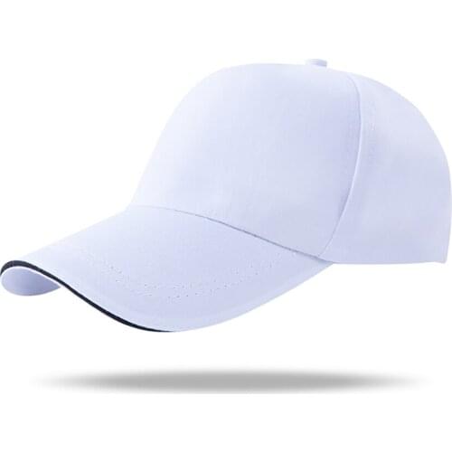 Sandwich Polyester-cotton Copper Buckle Baseball Cap Sun Visor Anti-Sai Cap Advertising Hat H110