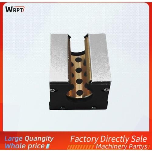 Graphite copper sleeve oil-free bearing slider 1/2/4PCS SBR16 /20/25/30/40UU dustproof and high temperature resistance
