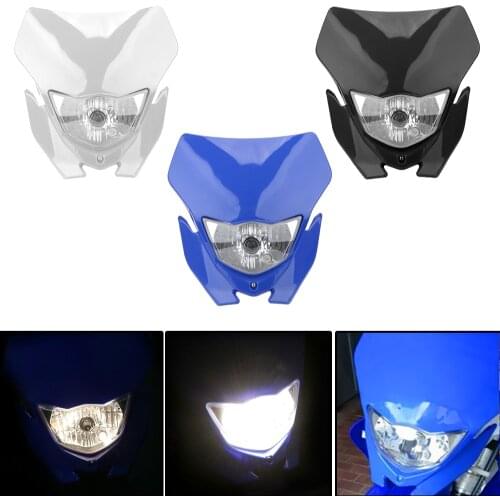 Universal Motorcycle Headlight Light Bulb Type H4 Motocross Supermotor Headlamp For 2017 18 Headligt EXC XCF SX F SMR Enduro