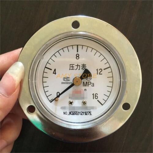 Y-60ZT 0-0.1/0.16/0.25/0.4/0.6/1/1.6/2.5/4/6/10/16/25/40/60Mpa M14*1.5 Axial Pressure Gauge Vacuum Meter Y/Z-60ZT -0.1~0~2.4Mpa