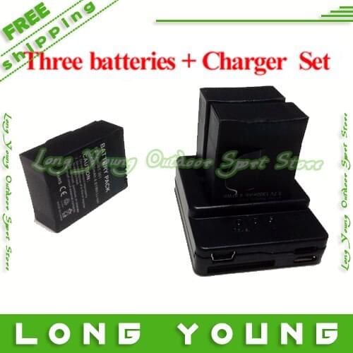 Suptig for Gopro hero3 /3 plus battery charger for go pro3 gopro 3
