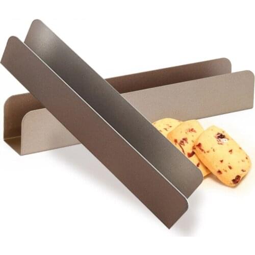 2Pack U-Shaped Cranberry Cookie Mould Non-Stick Rectangular Biscuit Shaper French Bread Mold Bakeware 10 Inch