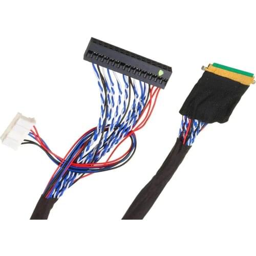 Universal 2CH 6-bit LVDS Screen Universal LCD Driver Board Cable 0.5mm Pin Pitch for LCD DIY Modified display