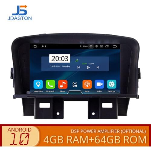 JDASTON Android 10 Car Multimedia Player For Chevrolet Cruze 2008 2009 2010 2011 2012 2 Din Car Radio GPS Navigation Stereo DVD
