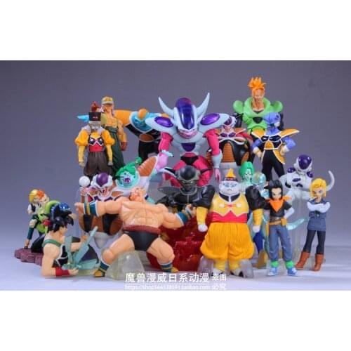 BANDAI Dragon Ball Action Figure Out of Print Dragon Ball HG Scene Big Egg Gacha Cell Videl Frieza Doll Decoration Toy Model