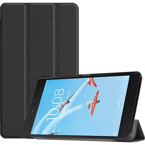 Business Case For Lenovo Tab E7 2018 7104 TB-7104F 7104F 7 inch Folding PU Leather Flip Stand cover Protective Shell Funda