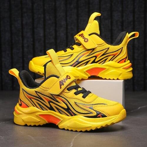 New Childrens Tennis Running Shoes Boys Sneakers Student Breathable Outdoor Flat Shoes Boy Casual Sports Shoes Zapatillas Kids